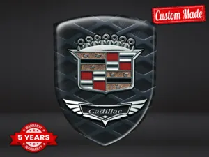 Cadillac Emblema Personalizado Cúpula Premium Edición Calcomanías ST